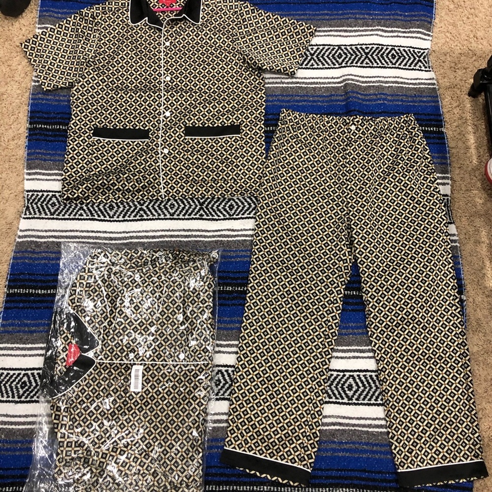 Supreme satin pajama set